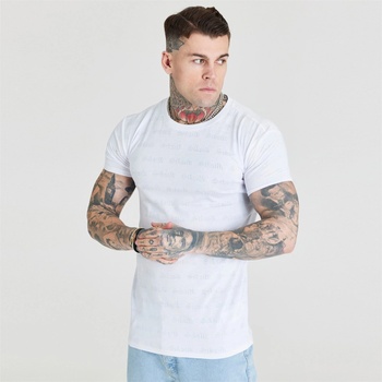 Image 1 of SikSilk Тениска SikSilk Men's Regular Fit T-Shirt - White
