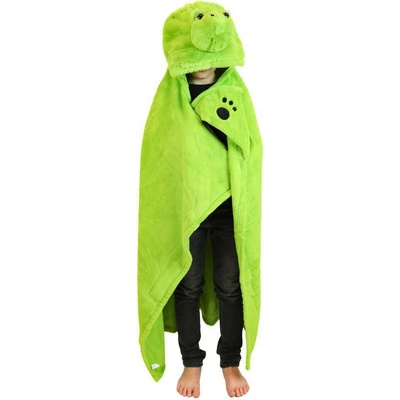 Cozy Noxxiez Hřejivá deka s kapucí Želva