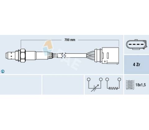 Lambda sonda FAE 77205