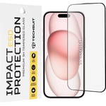 Techsuit Протектор за iPhone 15 / iPhone 16 - ESD стъкло - черен