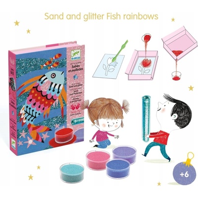 Djeco Pískování Duhové rybky – Zboží Dáma