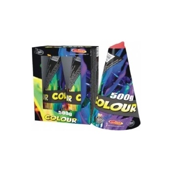 Ohňostrojová fontána Vulkán 500 g color 2 ks