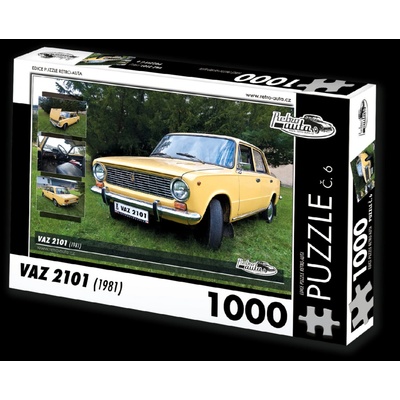Retro-auta č. 6 VAZ 2101 1981 1000 dielov