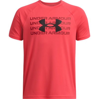 Under Armour Тениска Under Armour UA B TECH WM LOGO SS Червен Velikost YLG