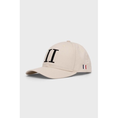 Les Deux Памучна шапка с козирка Les Deux в бяло с апликация LDM702043 (LDM702043.)