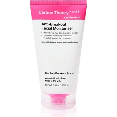 Carbon Theory Anti-Breakout Facial Moisturiser хидратиращ крем за лице против несъвършенства на кожата 100ml