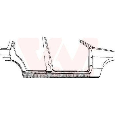 Nástupní panel VAN WEZEL 3766104