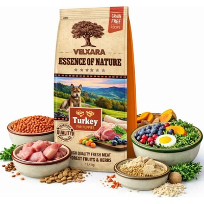 Velxara Adult FM Grain Free Puppy turkey 11,4 kg
