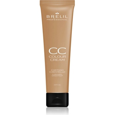 Brelil Professional CC Colour Cream barvicí krém pro všechny typy vlasů Caramel Chestnut 150 ml
