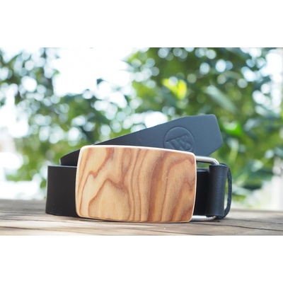 Wood Style opasek Kulatý Kořenice černá
