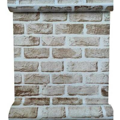IMPOL TRADE T33 Samolepící fólie cihla světle hnědá 45 cm x 10 m