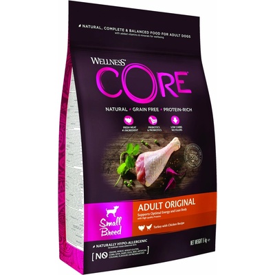 Wellness Core Dog Original Adult Small krůta a kuracie 5 kg