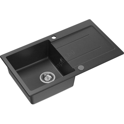 Samona - Кухненска мивка SAMONA 77x44 cm гранит/черен (SH0793)