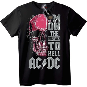 NOONEBRAND Тениска AC/DC Highway to Hell Череп - 4XL, Black