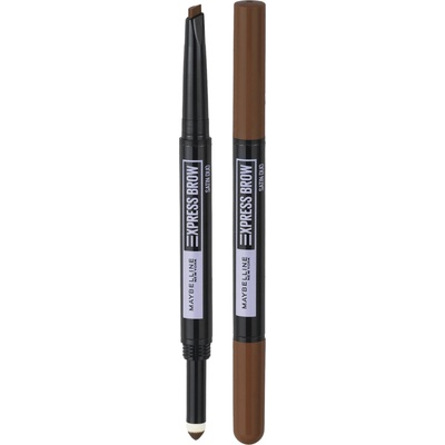 Maybelline Brow Satin Duo Brow Pencil & Filling Powder tužka na obočí Medium Brown 0,71 ml