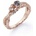 Silenti Jewelry Сребърен пръстен "Захлас" - 5 - 49мм (15.6мм диам. )