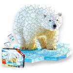 RAYA TOYS Пъзел 100 части Полярна мечка (88655)