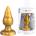 Фентъзи анален плъг, термореактивен ефект, 9, 2см. - SilexD Goldy Anal Plug (D-245456)