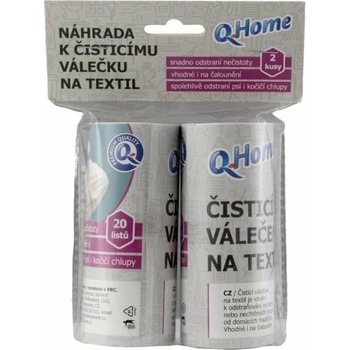 Q-Home náhrada k čistiacemu valčeku na textil 2 ks