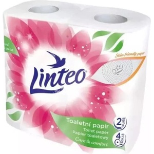 Linteo Тоалетна хартия Linteo 4 бр. 2V 17 м бяла
