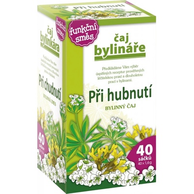Čaj Bylináře Čaj Váňa Hubnoucí sáčky 40 x 1.6 g