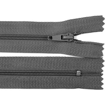 Špirálový zips šírka 3 mm dĺžka 20 cm autolock Farba: 312 šedá kalná