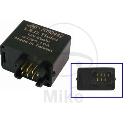 Přerušovač blinkrů JMP LED 12V 7pólový