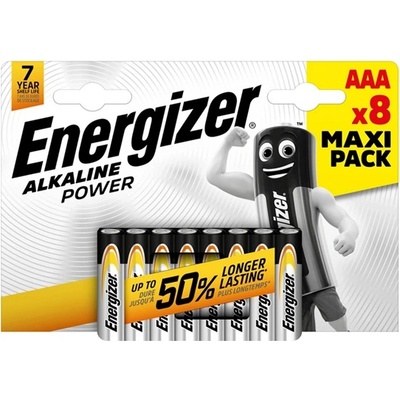 Energizer alkaline power батерии с дълъг живот, тип aa, алкални, 8 бр. /опаковка (gp-190516)