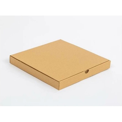 Krabice na pizzu 320x320x40 mm 3VVL E 380g/m2 hnědá - paleta 3750 ks