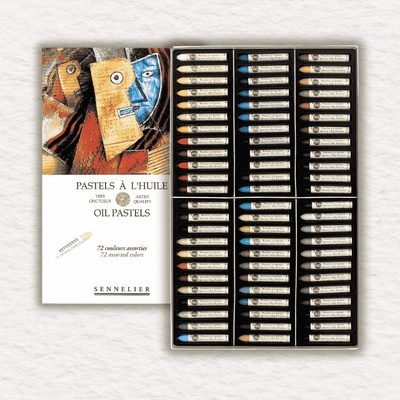 Sennelier olejové pastely assorted 72 ks