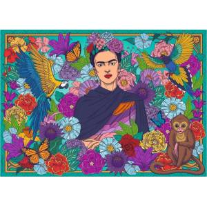 Ravensburger - Puzzle Frida Kahlo - 1 000 piese