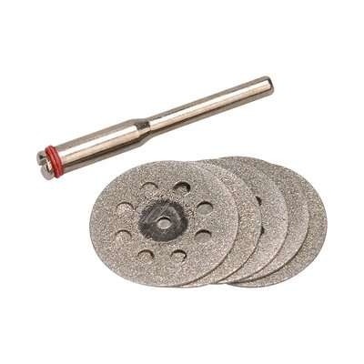 EXTOL CRAFT kotouče diamantové, na přímou brusku, sada 6ks, průměr dříku 3,2mm, 73421