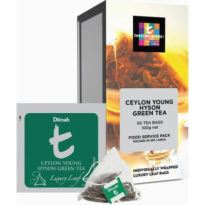Dilmah T series Ceylon Young Hyson Green Tea 50 x 2 g