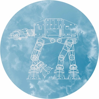 Komar Samolepicí vliesová fototapeta Dot Star Wars AT-AT pr. 125 cm