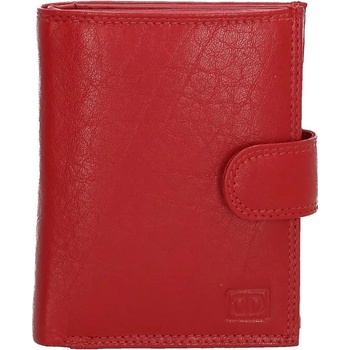 praktická kožená peňaženka Page červená