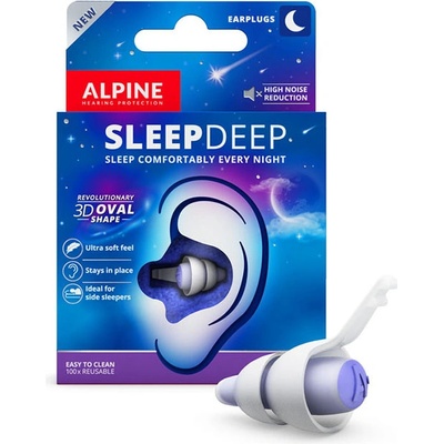 Alpine SleepDeep špunty do uší 1 pár – Zbozi.Blesk.cz