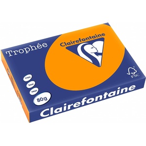 TROPHEE Копирна хартия Trophee наситено оранжево A4 80 гр. 100 л