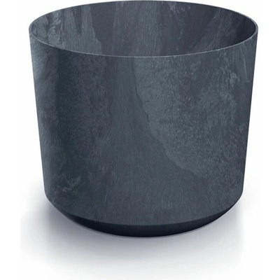 PROSPERPLAST Kvetináč TUBO BETON EFFECT 10,8cm antracit