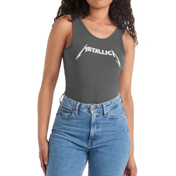 AMPLIFIED дамско боди metallica - logo - amplified - zav853mhc