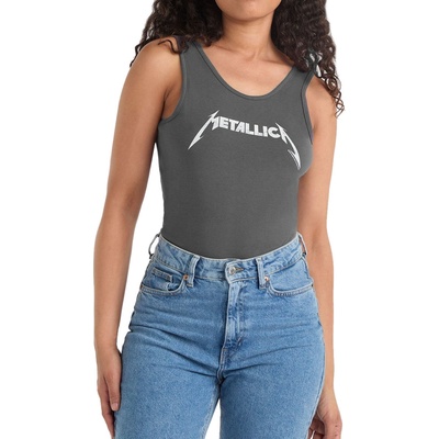 AMPLIFIED дамско боди metallica - logo - amplified - zav853mhc