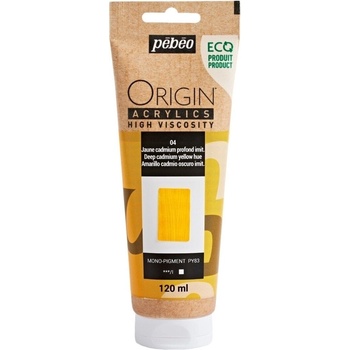 Pébéo Origin АКРИЛНА боя Deep Cadmium Yellow Hue 120 ml 1 бр (817104)