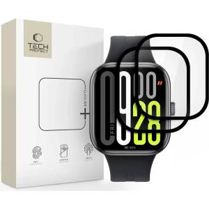 Tech-Protect Hybrid Fit+ 2 бр Xiaomi Redmi Watch 5 черно протективно стъкло (5906302361809)