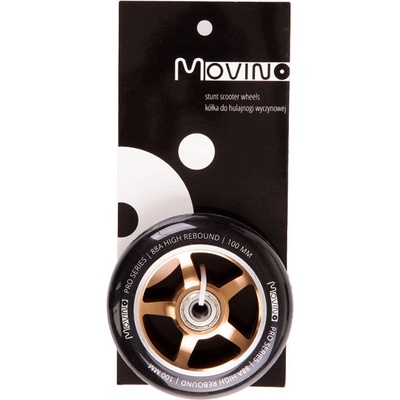 Movino EDGE 100 mm hliník 2 ks zlatá – Zboží Dáma