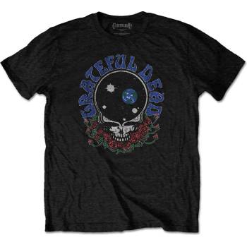 Grateful Dead tričko Space Your Face & Logo čierne