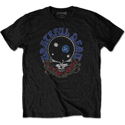 Grateful Dead tričko Space Your Face & Logo čierne