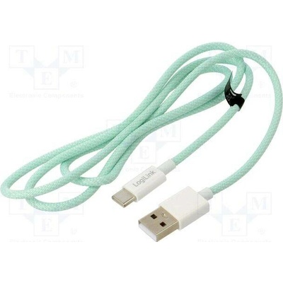 Logilink CU0327 USB 2.0 USB A vidlice USB C vidlice 1m zelený