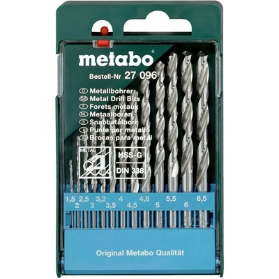 METABO - Kazeta vrtáků HSS-G, 13-dílná