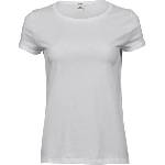 TEE JAYS tj5063 / Дамска тениска с навити ръкави - бяла m (18506300102)
