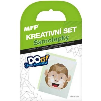 UNIPAP kreativní set samolepky opice