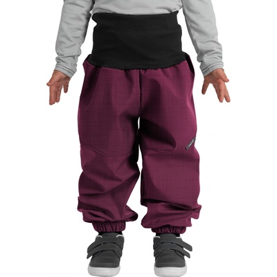 Unuo Batolecí softshellové kalhoty s beránkem Light Fialová